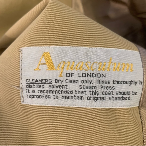 Aquascutum Men’s 44 Regular Unlined Trench Coat - Picture 14 of 16